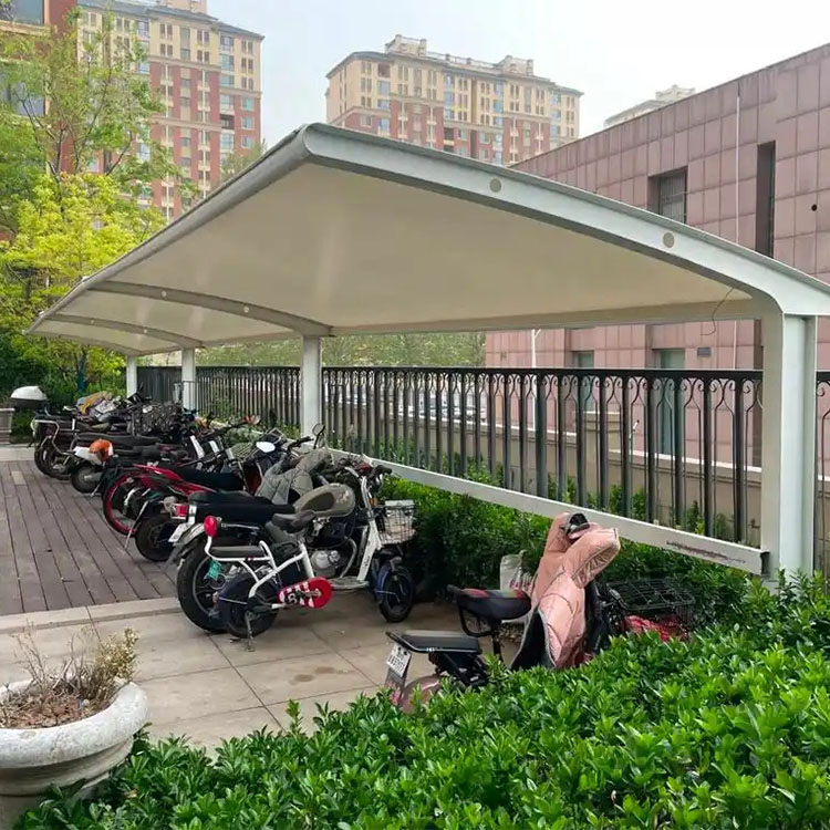 关岭膜结构电动车棚