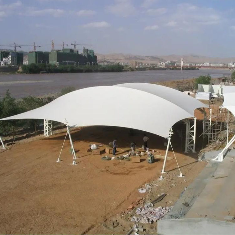 关岭膜结构汽车棚